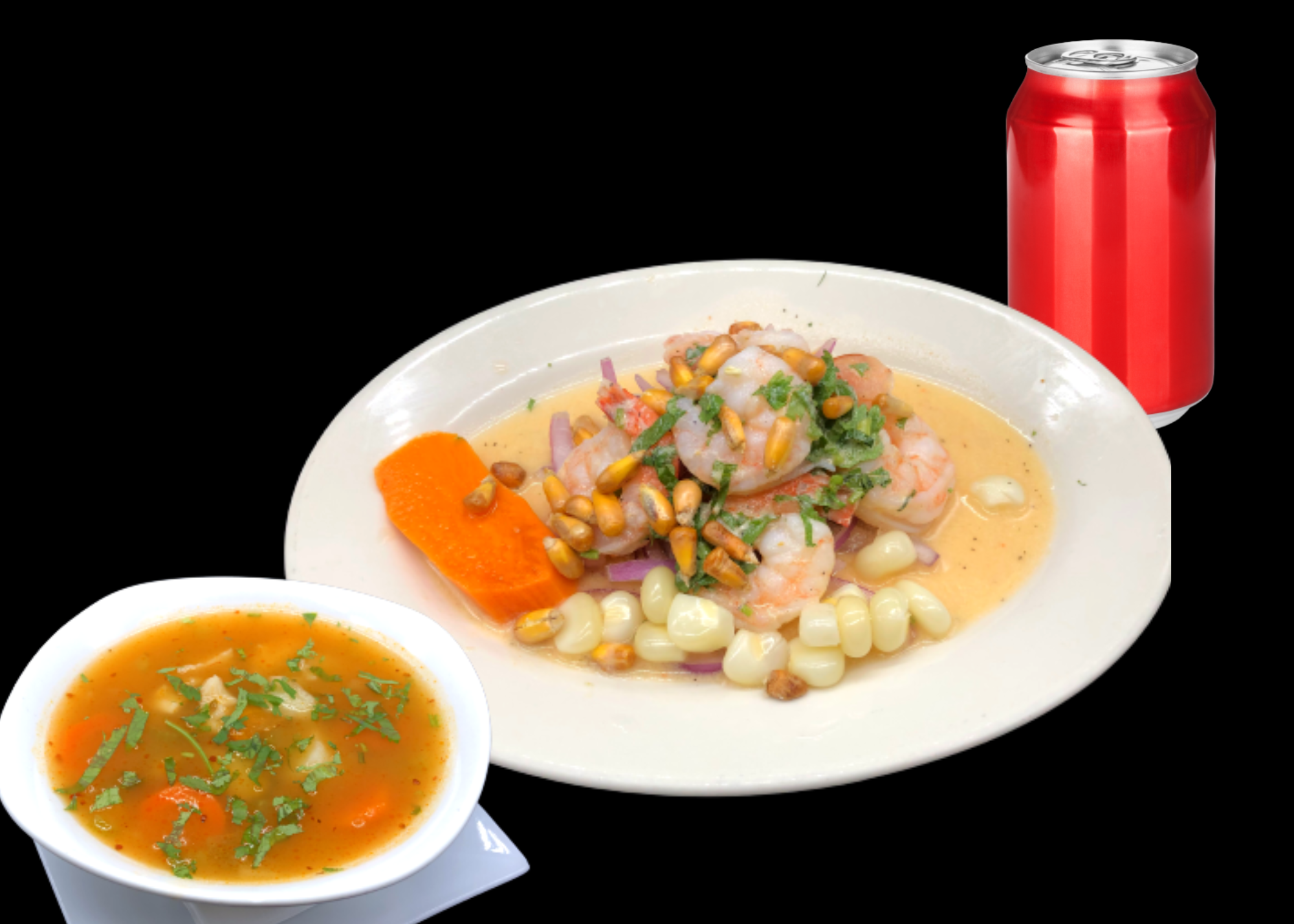 Order Camaron Ceviche Lunch Special food online from Salsa Y Brasa Restaurant store, New Rochelle on bringmethat.com