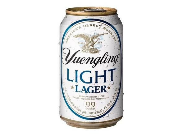Order Yuengling Light Lager - 12x 12oz Cans food online from Bear Creek Spirits & Wine store, Colleyville on bringmethat.com