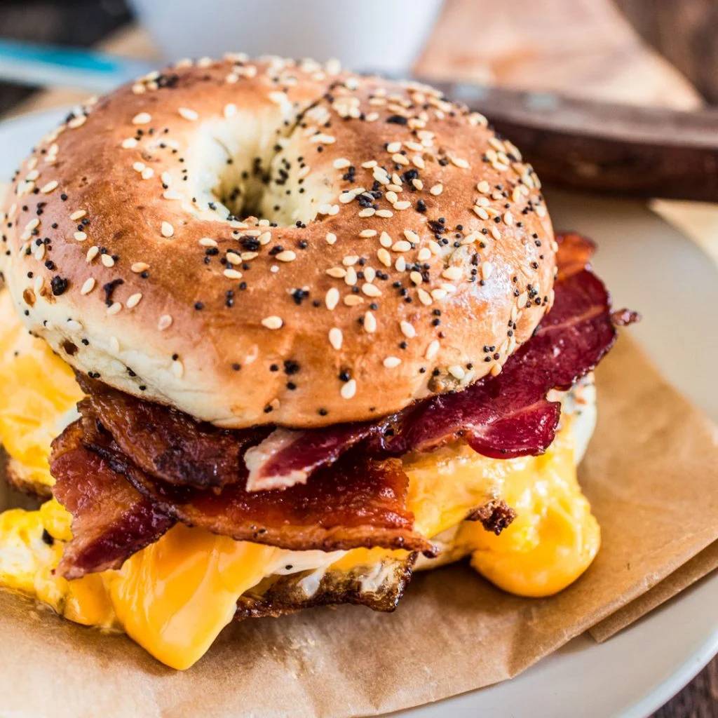 Order Turkey Bacon, Egg and Cheese  food online from Bagel Toasterie store, Commack on bringmethat.com