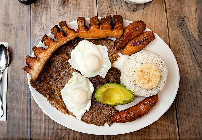 Order Bandeja Paisa food online from Noches De Colombia store, Randolph on bringmethat.com