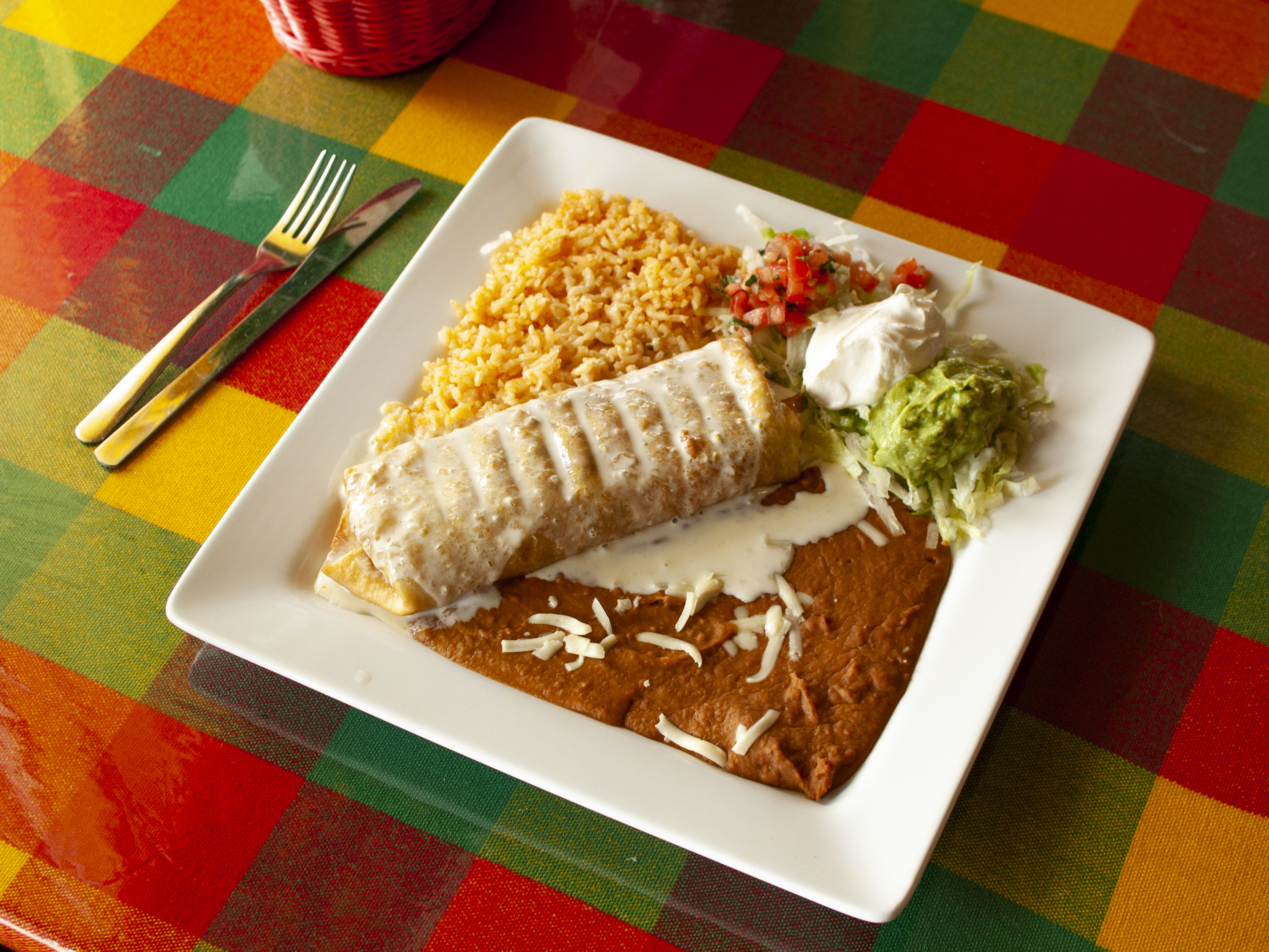 Order Chimichanga Special food online from Las Fuentes store, Hopkinsville on bringmethat.com