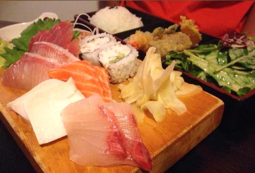 Order Sashimi Bento Plate food online from Kaori Sushi store, Fullerton on bringmethat.com
