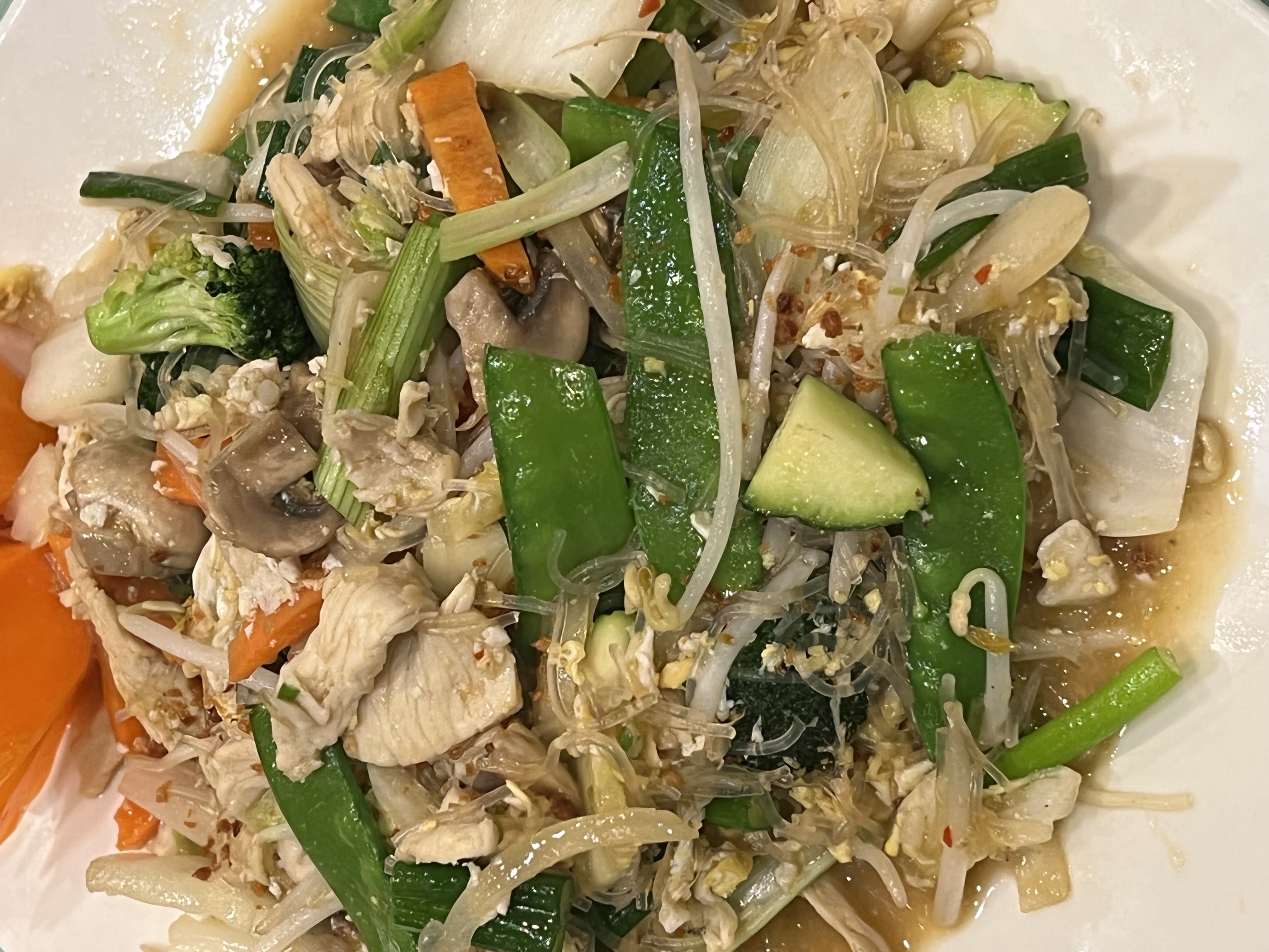 Order Pad Woon Sen food online from Ploy Thai Cuisine store, The Woodlands on bringmethat.com