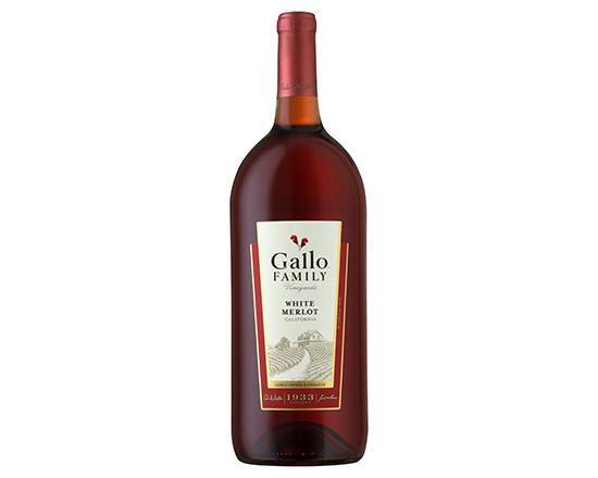 Order Gallo Family Vineyards White Merlot Wine, 1.5L blush wine (10.0% ABV) food online from Signal Liquor store, Signal Hill on bringmethat.com