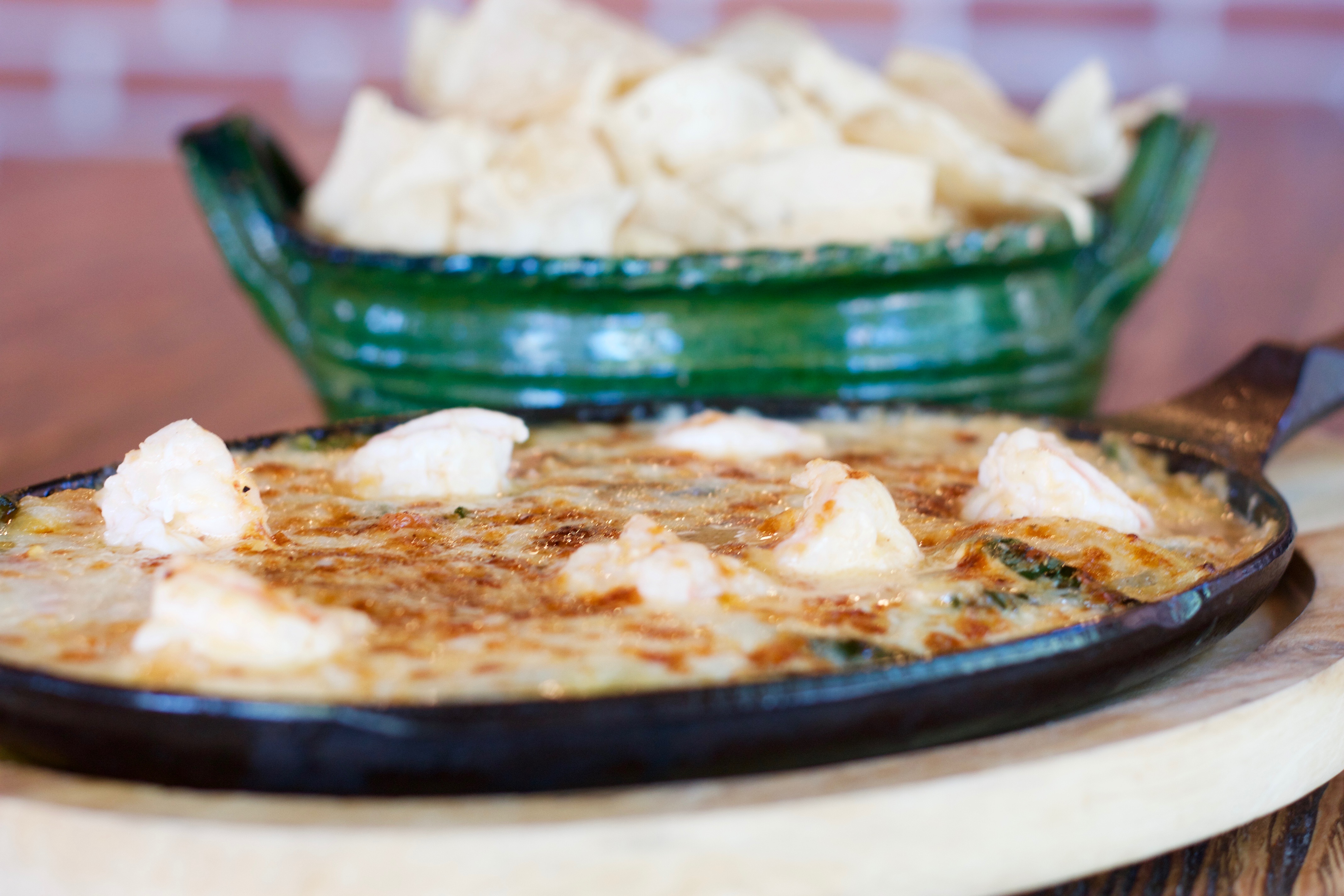 Order QUESO FUNDIDO  food online from Los Sombreros Mexican Restaurant store, Scottsdale on bringmethat.com