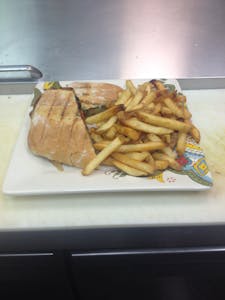 Order 3. Healthy Grilled Portabello Panini food online from Angelo Pizza & Pasta store, Port Chester on bringmethat.com