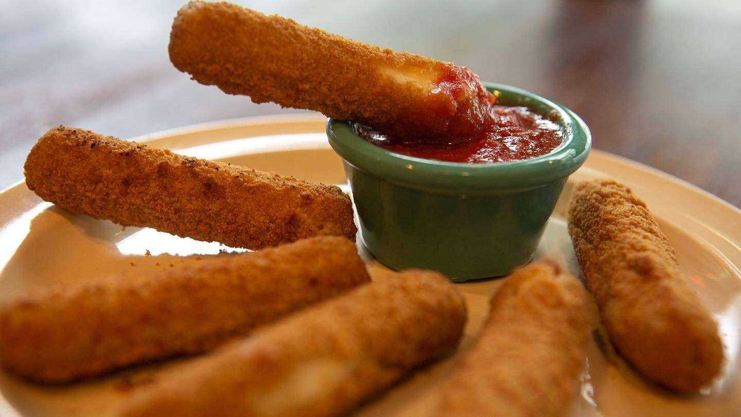 Order Mozzarella Cheese Sticks food online from Angelico Pizzeria and Cafe store, Washington on bringmethat.com