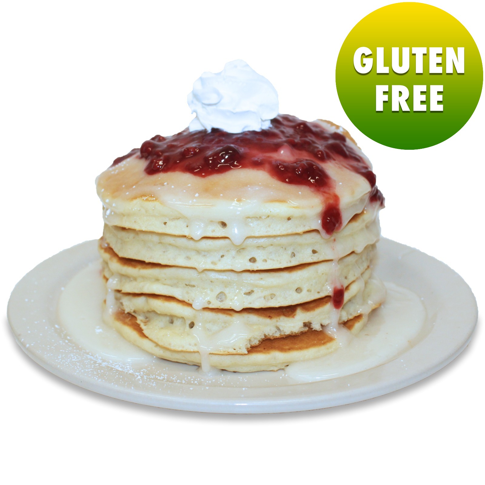 Order GF Donuts - GF Full (5 Pancakes) food online from WePancakes store, Midwest City on bringmethat.com