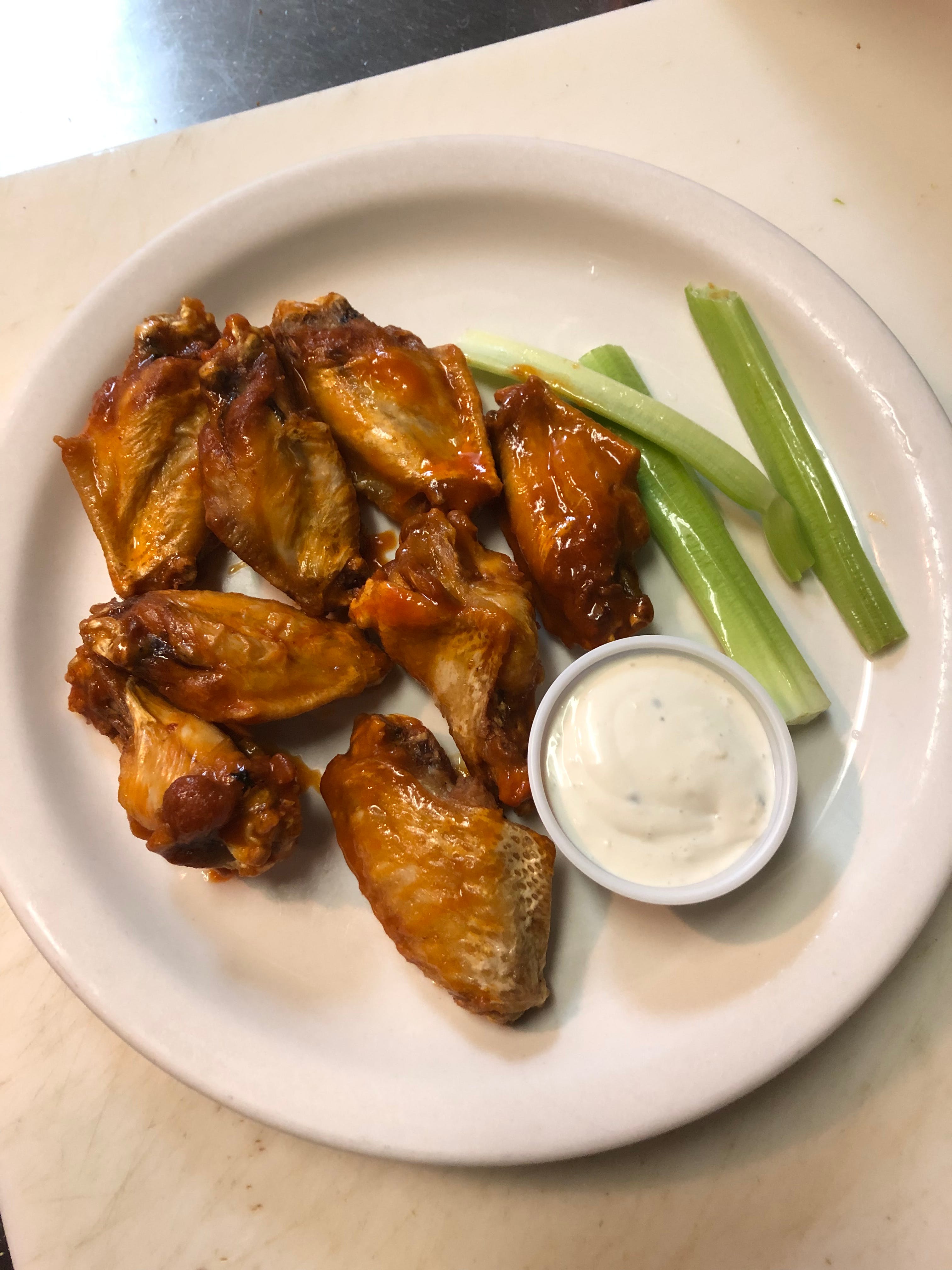 Order Buffalo Wings - 8 Pieces food online from Michelangelo's Pizza store, East Brunswick on bringmethat.com