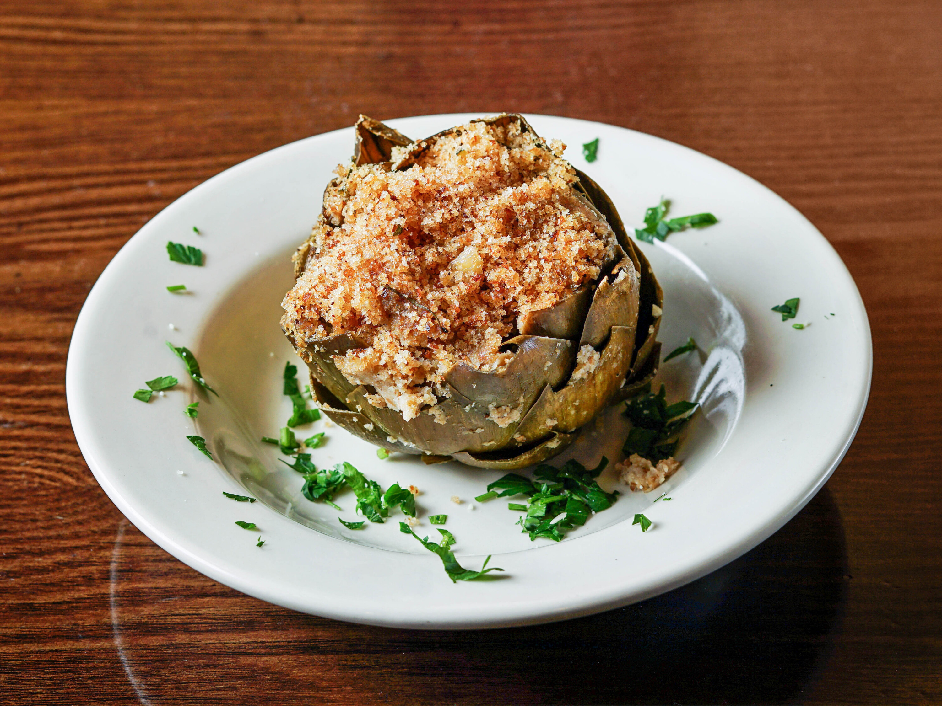 Order Stuffed Artichoke food online from Mangia Brick Oven Grill store, Bordentown on bringmethat.com