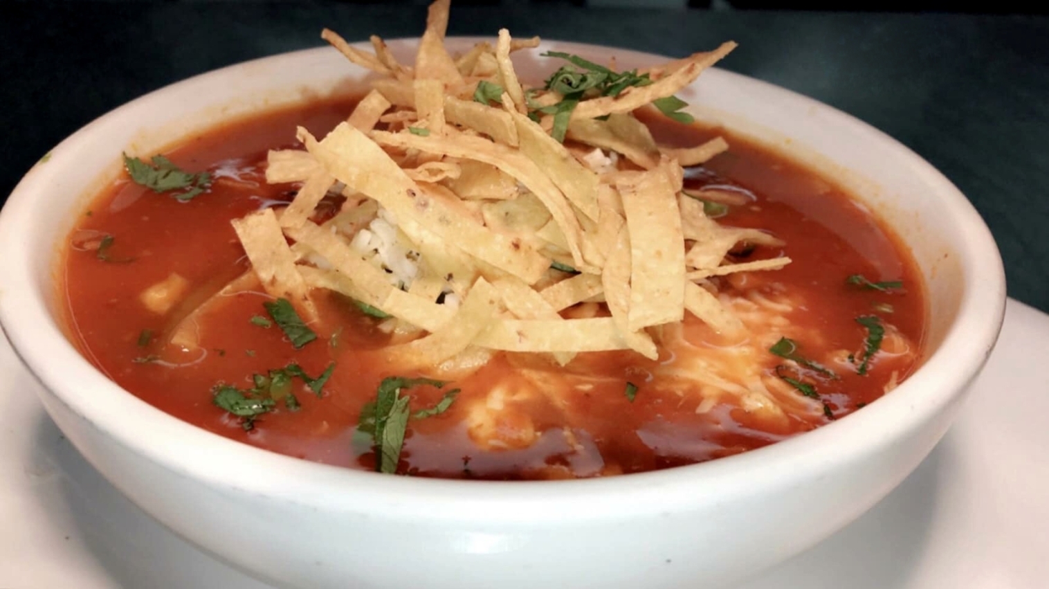 Order small Azteca Chicken Tortilla Soup food online from Fiesta mexicana store, Chicago on bringmethat.com