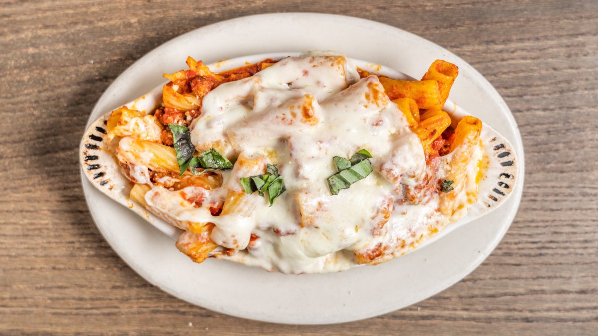 Order Rylee's Baked Rigatoni with Meat Sauce food online from Julian Italian Pizzeria & Kitchen store, San Antonio on bringmethat.com