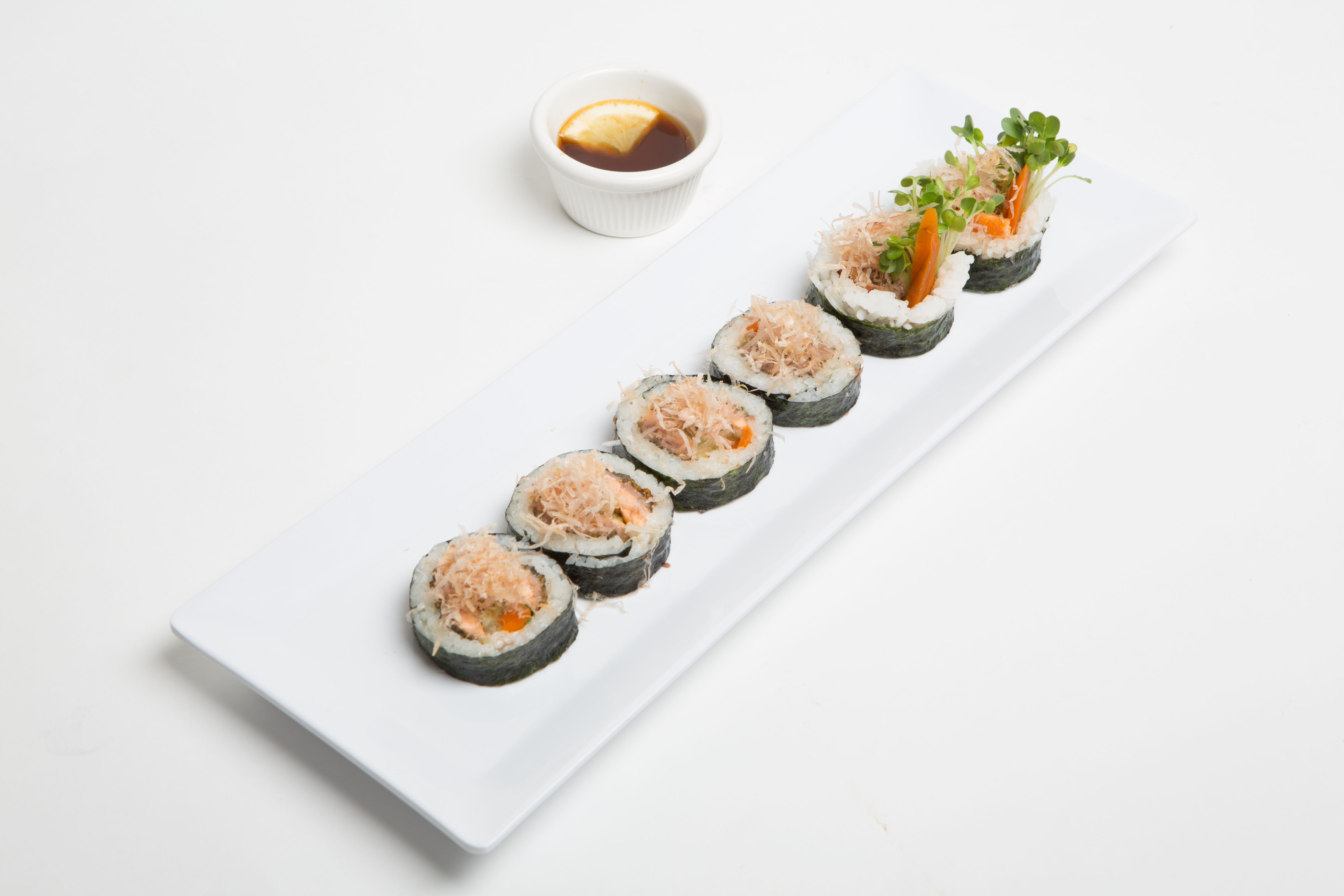 Order Salmon Skin Roll food online from Kaiba Japanese Restaurant store, Anaheim on bringmethat.com