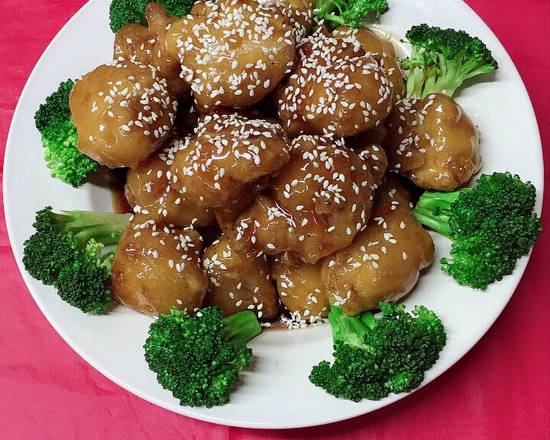 Order Sesame Chicken food online from Lam's Pearl City store, ROSEVILLE on bringmethat.com