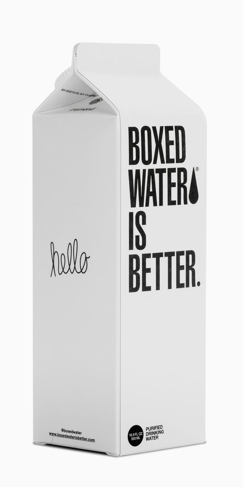 Order Boxed Water, 500 mL food online from Goldfish Tea store, Royal Oak on bringmethat.com