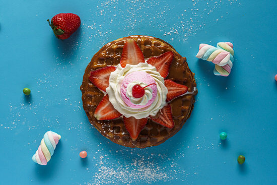 Order Waffle Strawberry food online from Crepes And Fresas store, Duluth on bringmethat.com