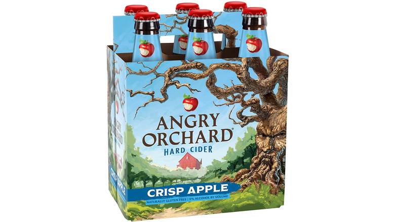 Order Angry Orchard Crisp Apple Hard Cider - Pack Of 6 food online from Waldi Discount Liquor store, Ansonia on bringmethat.com