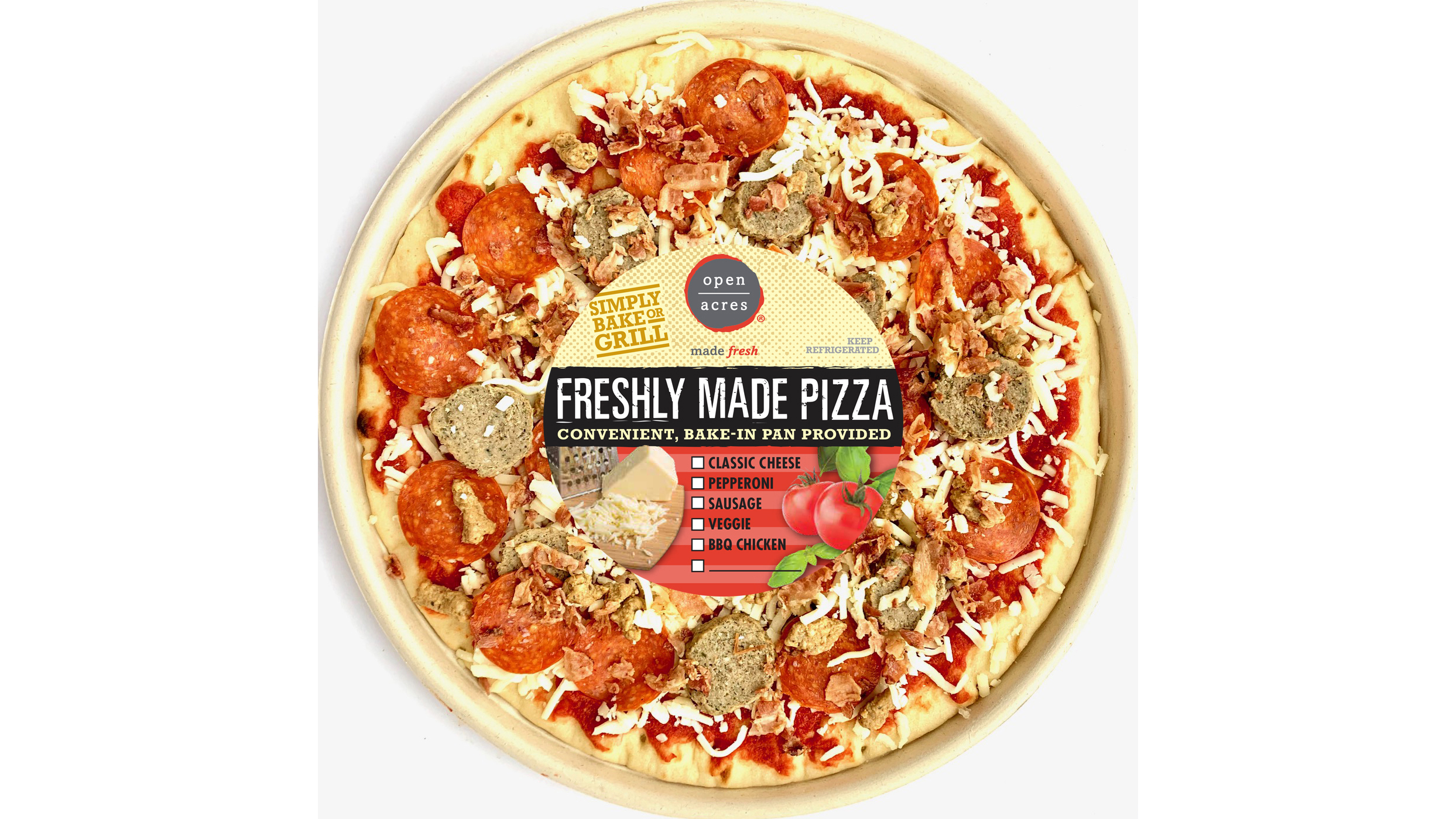 Order 12" Meat Lovers Pizza food online from D&W store, Grand Haven on bringmethat.com