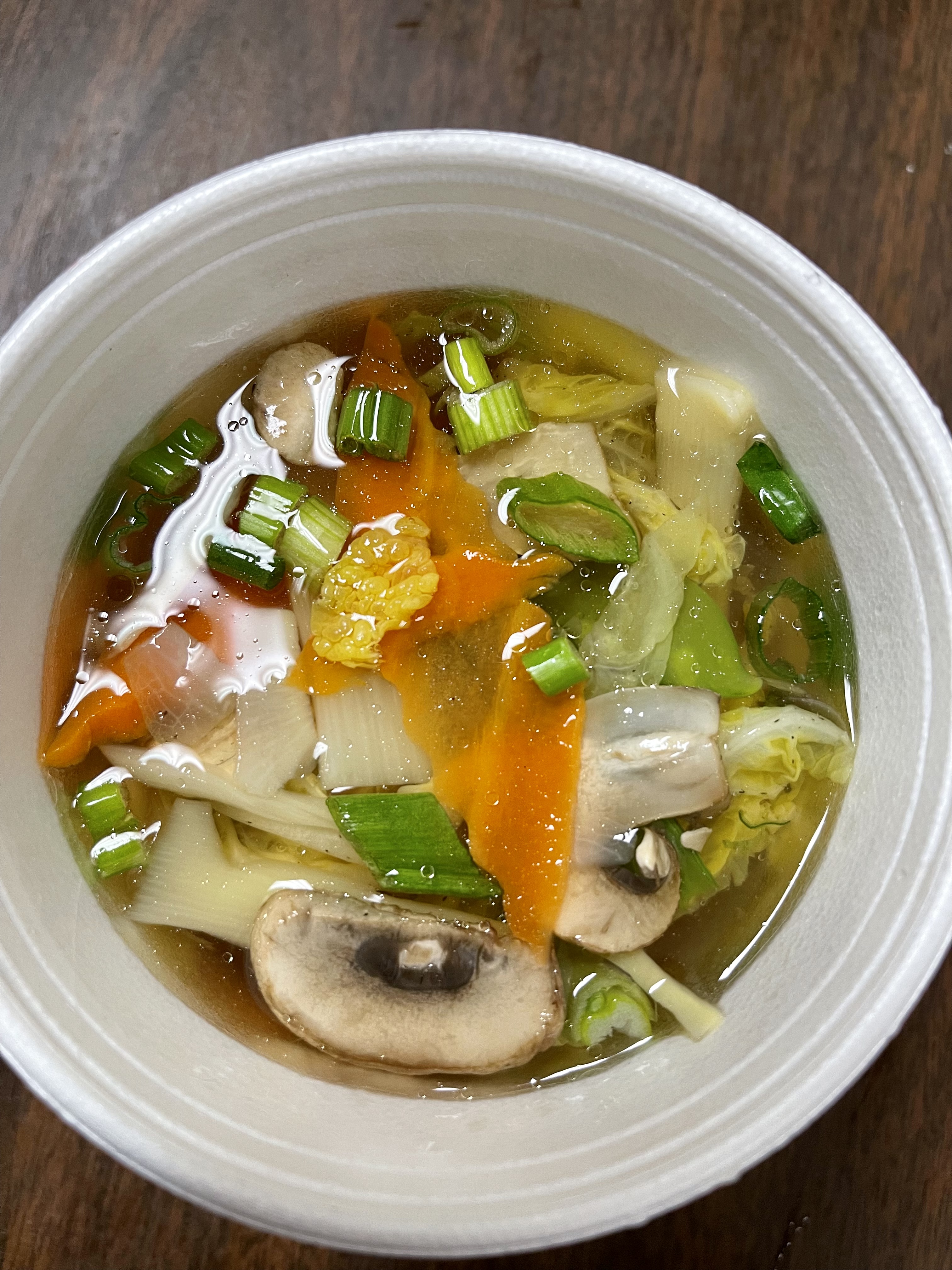 Order Vegetable Soup food online from Peach Garden store, Bloomington on bringmethat.com