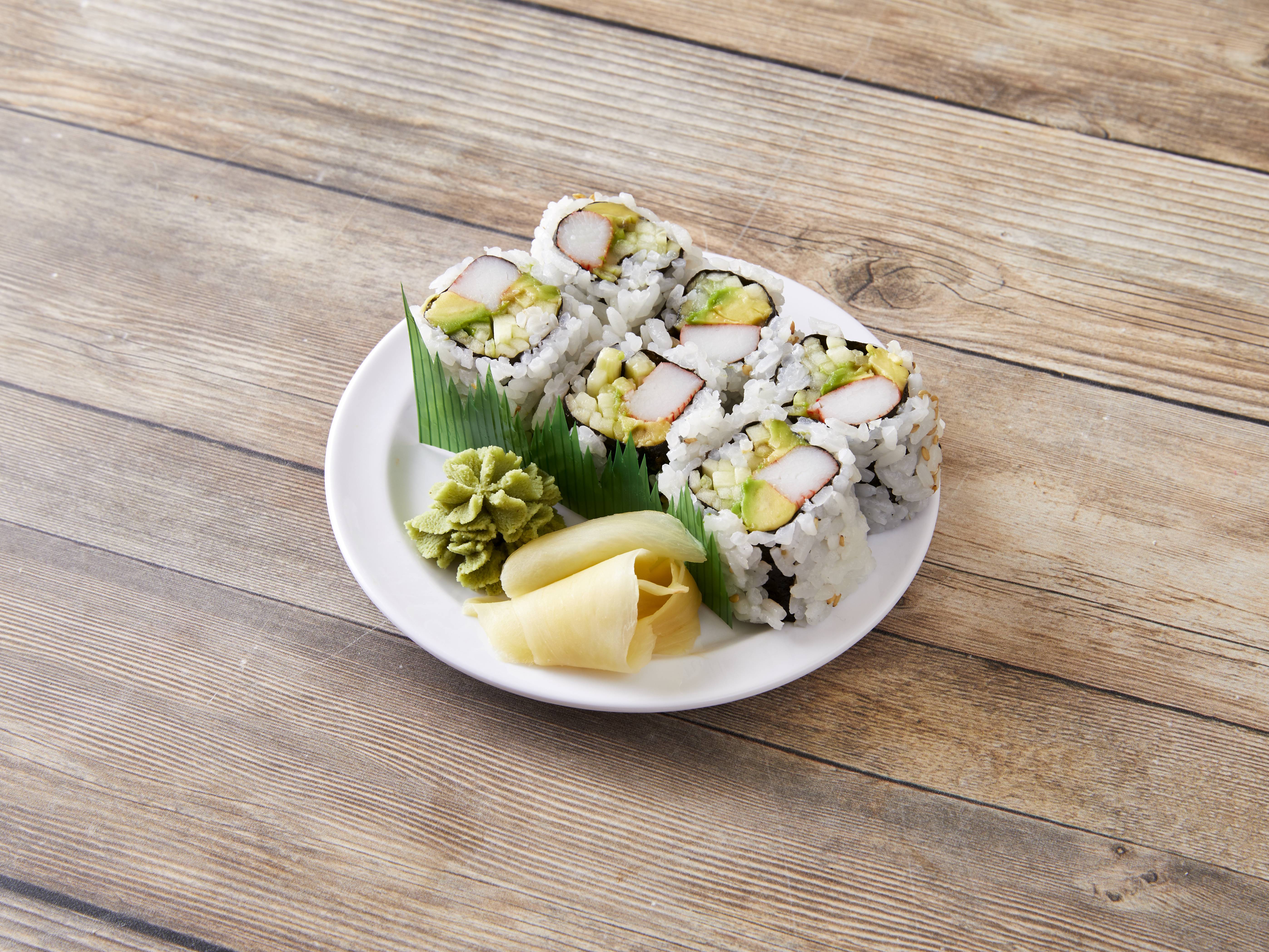Order 13. California Roll food online from Ziki Japanese Sushi & Steak House store, Portage on bringmethat.com