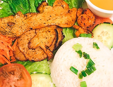 Order Char Grilled Combo food online from Saigon Usa Pho & Grill store, The Woodlands on bringmethat.com