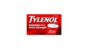 Order Tylenol Extra Strength, 24 ct Caplets food online from Hana Food store, Brooklyn on bringmethat.com