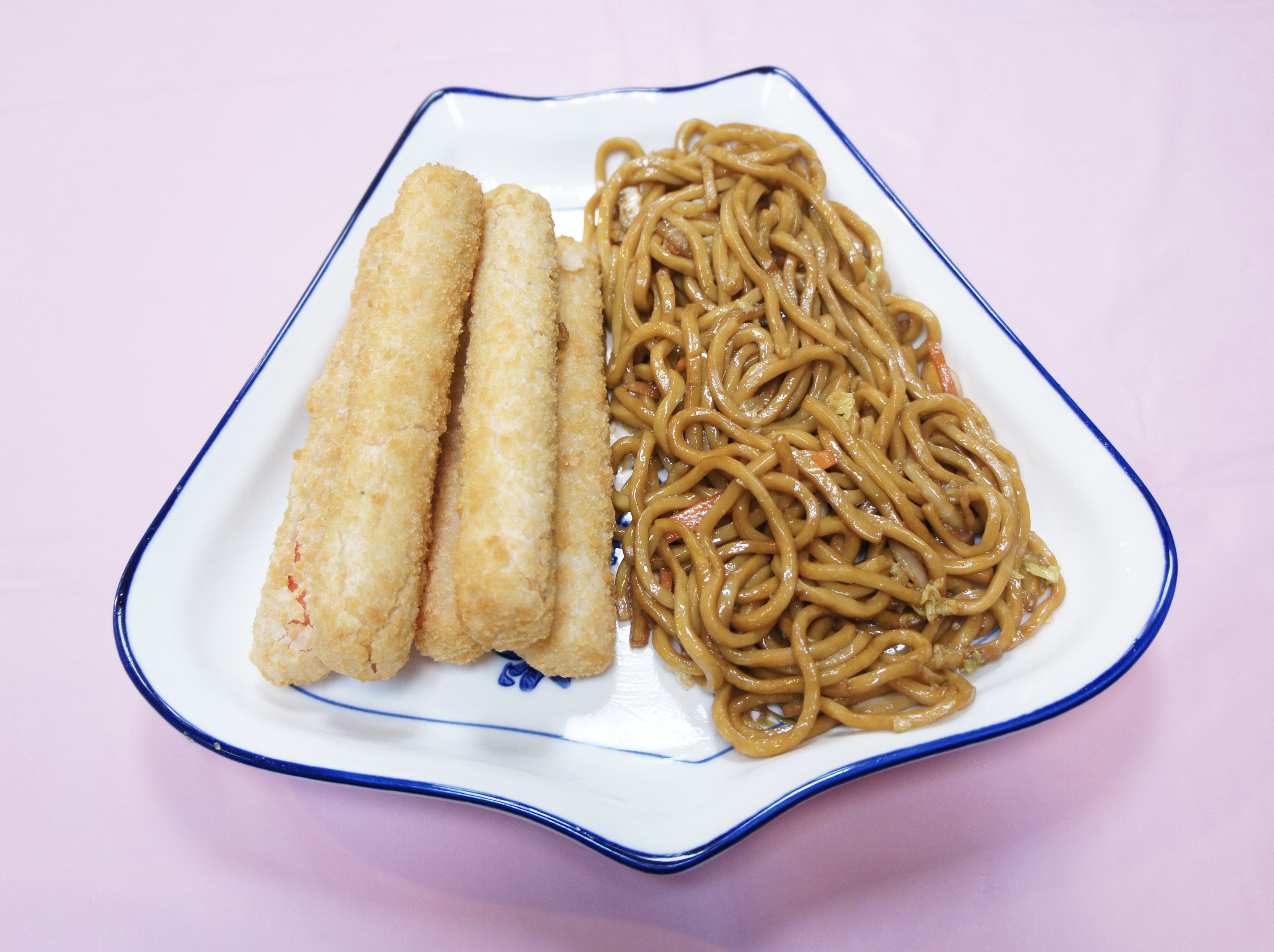 Order Crab Stick(5pc)with Lo Mein food online from Zhengs China Express store, Randallstown on bringmethat.com