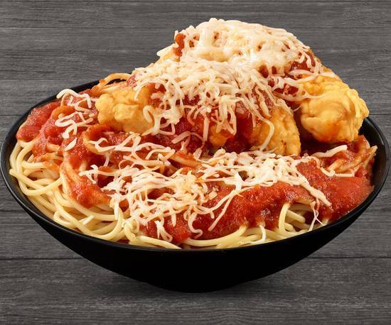 Order Chicken Parmesan with Spaghetti Bowl food online from Brown's Chicken & Pasta store, Bolingbrook on bringmethat.com