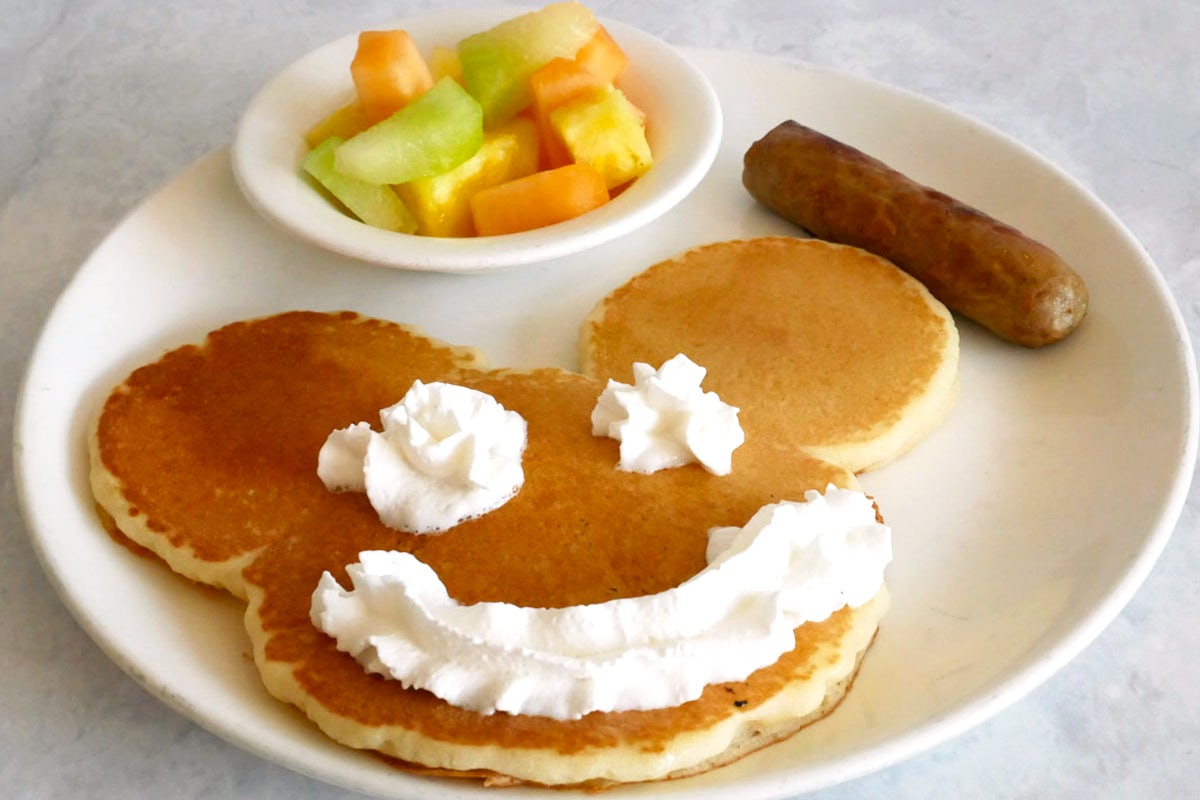 Order Kids Pancake food online from Broken Yolk Cafe store, Costa Mesa on bringmethat.com