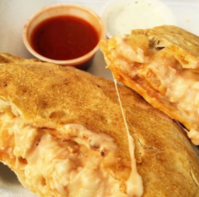 Order Buffalo Chicken Calzone Combo food online from Eddie Calzones store, Athens on bringmethat.com