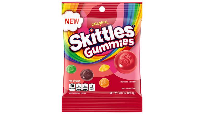 Order Skittles Original Gummy Candy food online from Route 7 Food Mart store, Norwalk on bringmethat.com