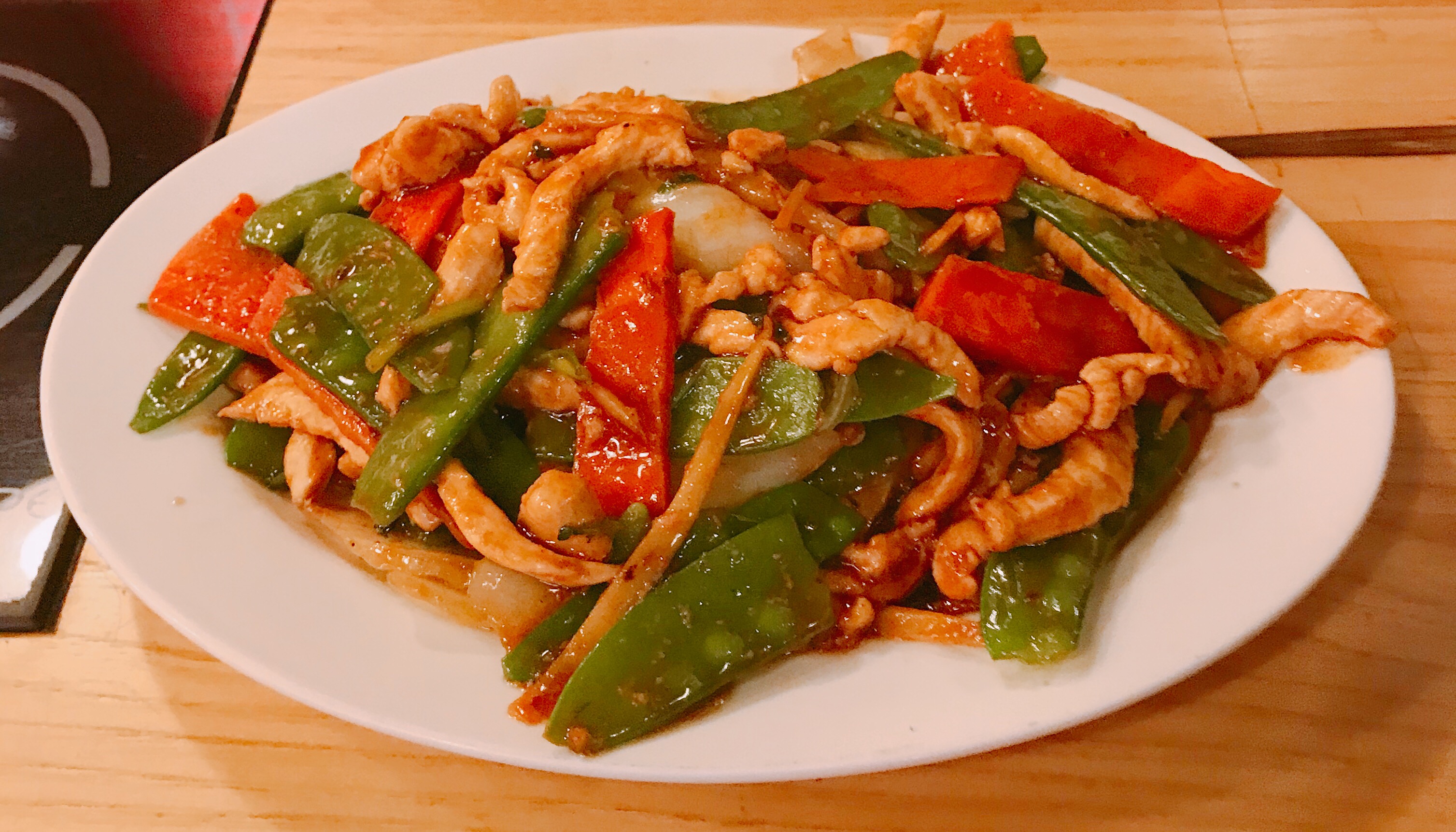 Order CK21. Dinner Sauteed Shredded Chicken with Little Chinese Peppers food online from Ollie's Noodle Shop & Grille store, New York on bringmethat.com