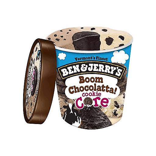 Order Ben & Jerry's Boom Chocolatta Cookie Core (16 OZ) 40787 food online from Bevmo! store, Albany on bringmethat.com