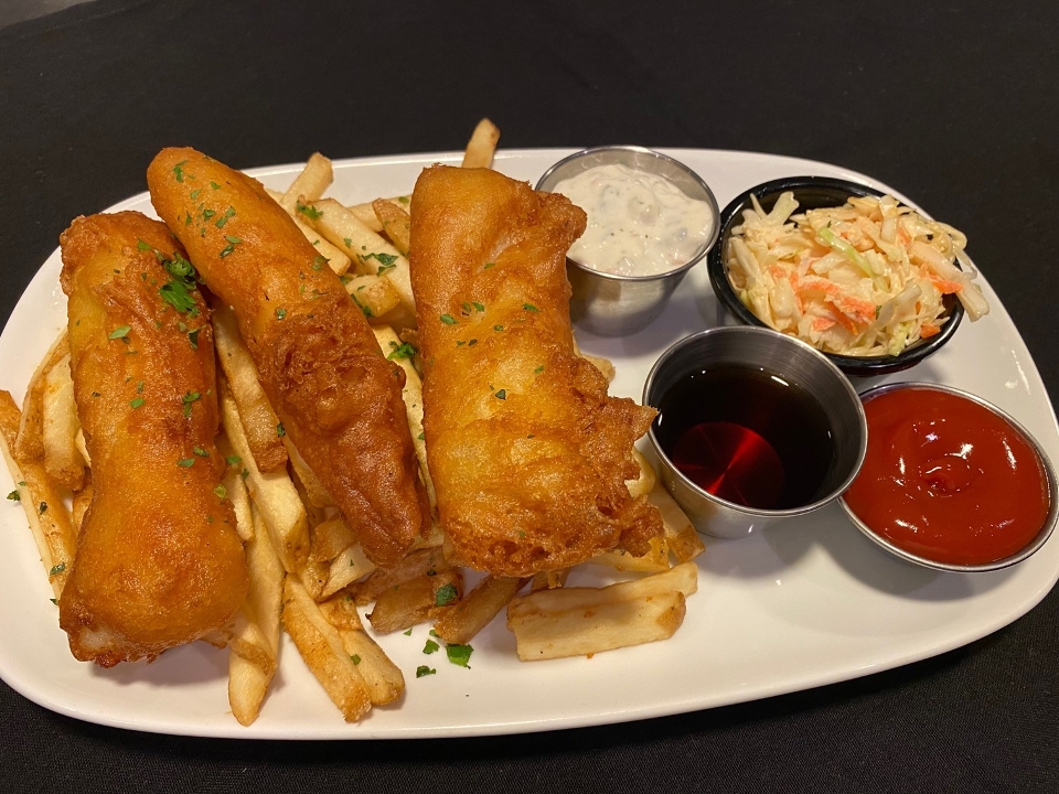 Order Fish And Chips food online from Bru Grill & Market store, Lake Forest on bringmethat.com