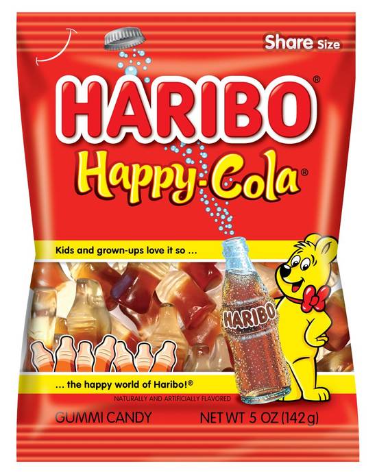Order Haribo Happy-Cola Gummies Bag food online from Exxon Food Mart store, Port Huron on bringmethat.com