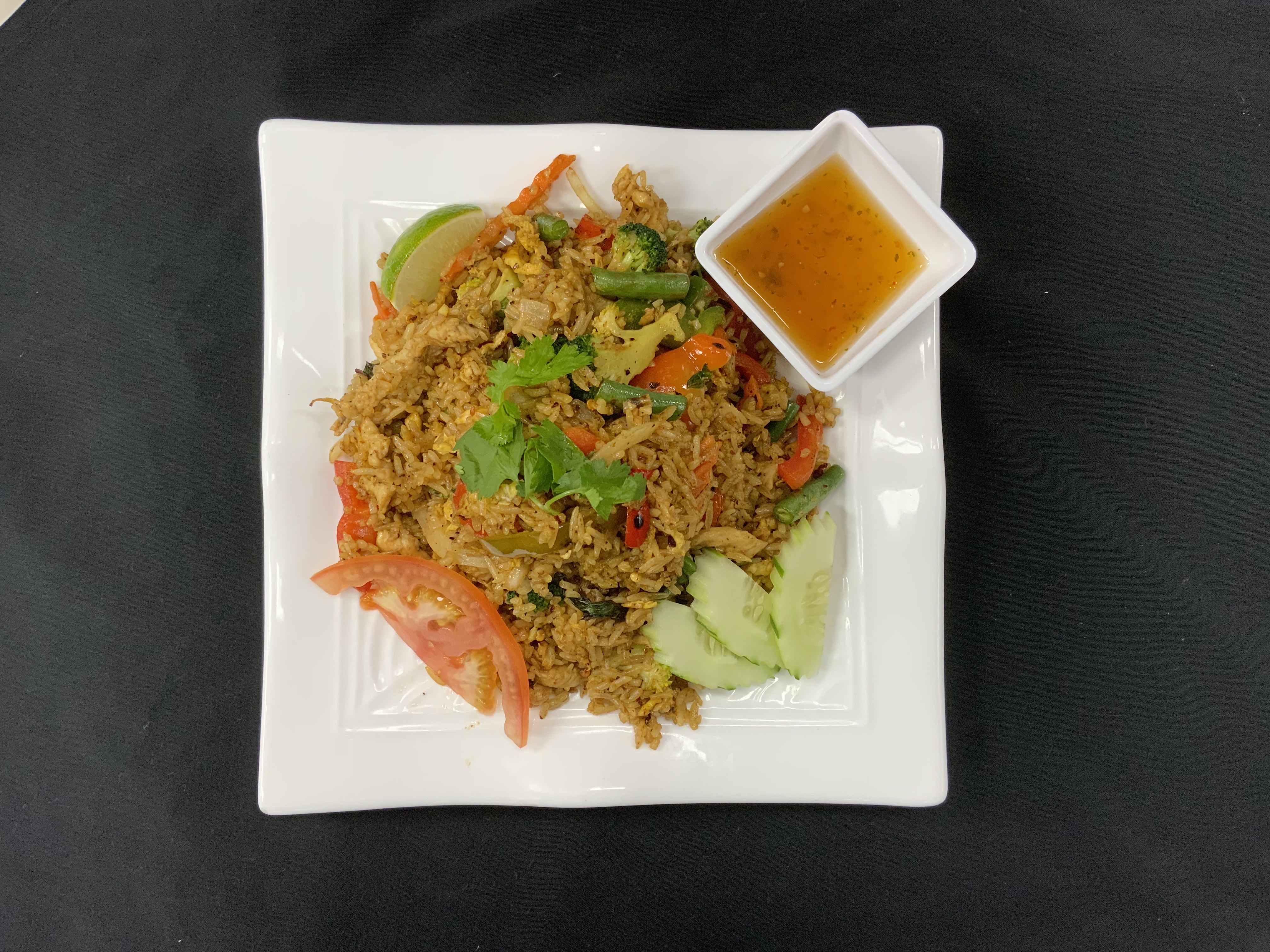 Order Basil fried rice  food online from Rai Lay Thai Cuisine store, Charlotte on bringmethat.com