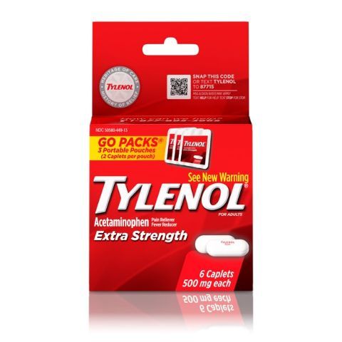 Order Tylenol Extra Strength Caplets 6 Count food online from Speedway store, Centerville on bringmethat.com