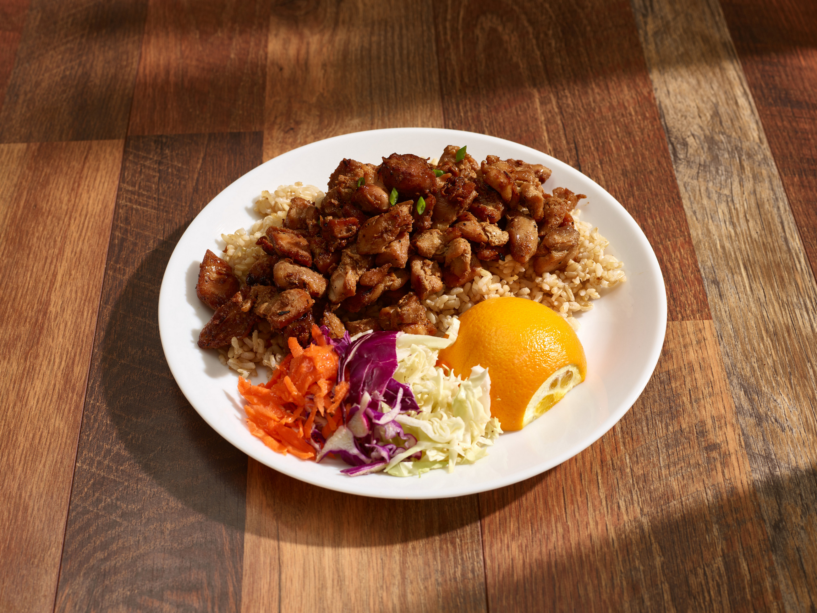 Order Chicken Plate food online from Flame Broiler store, Costa Mesa on bringmethat.com