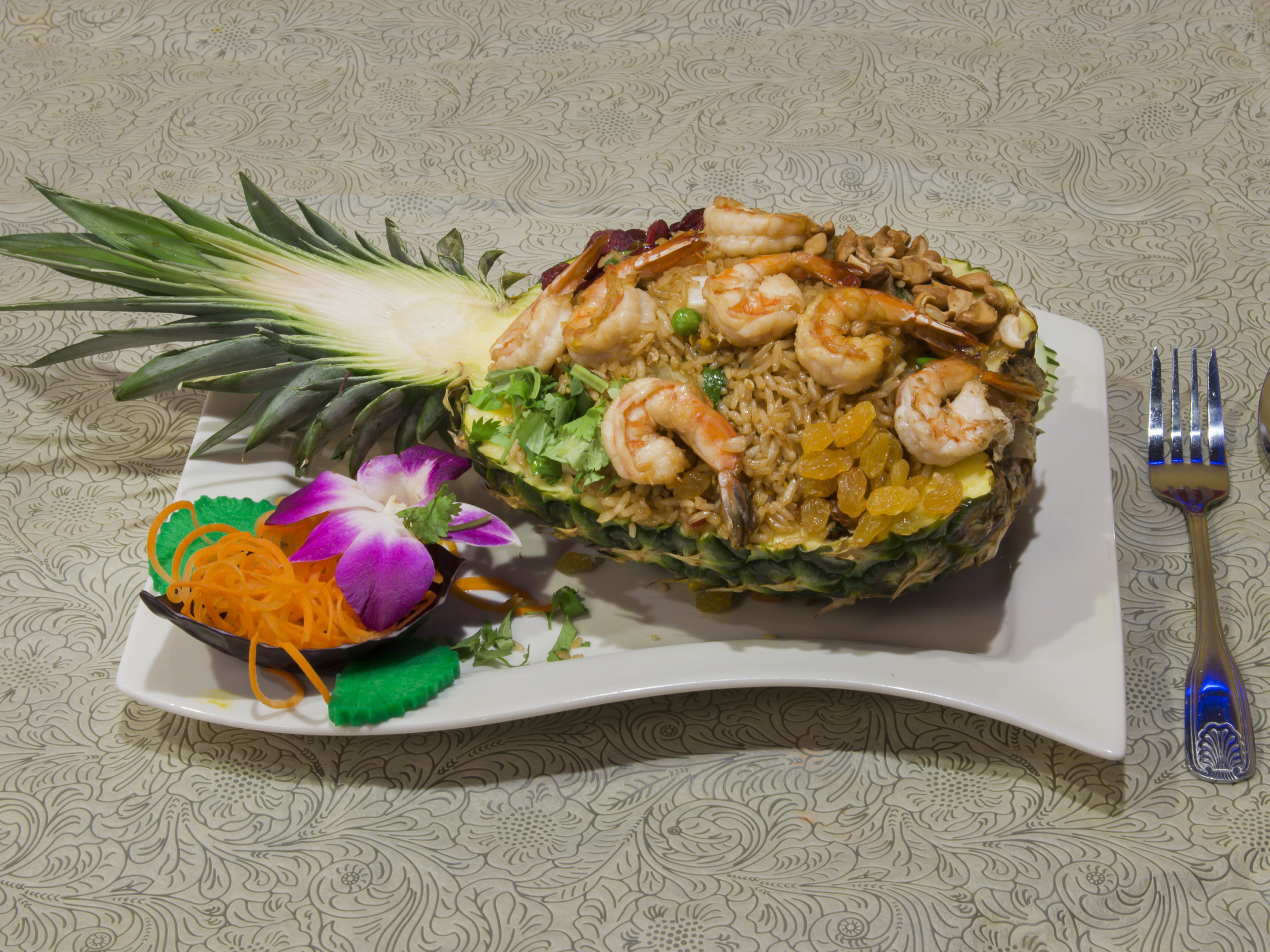 Order Pineapple Fried Rice food online from N Thai Palace store, Somerset on bringmethat.com