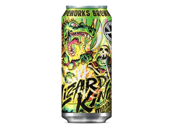 Order Pipeworks Lizard King - 4x 16oz Cans food online from Sky Liquors store, Chicago on bringmethat.com