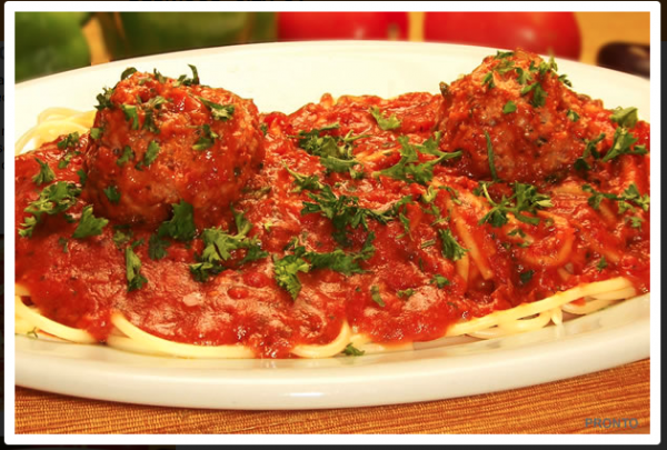 Order Spaghetti food online from Pronto Pizza store, Redwood City on bringmethat.com
