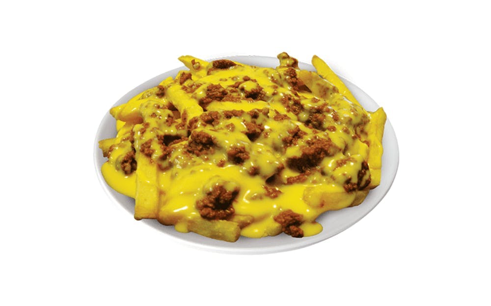 Order Chili Cheese Fries - Small food online from Happy's Pizza store, Detroit on bringmethat.com