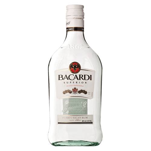 Order Bacardi Superior Rum - 375ml/Single food online from Bottle Shop & Spirits store, Los Alamitos on bringmethat.com