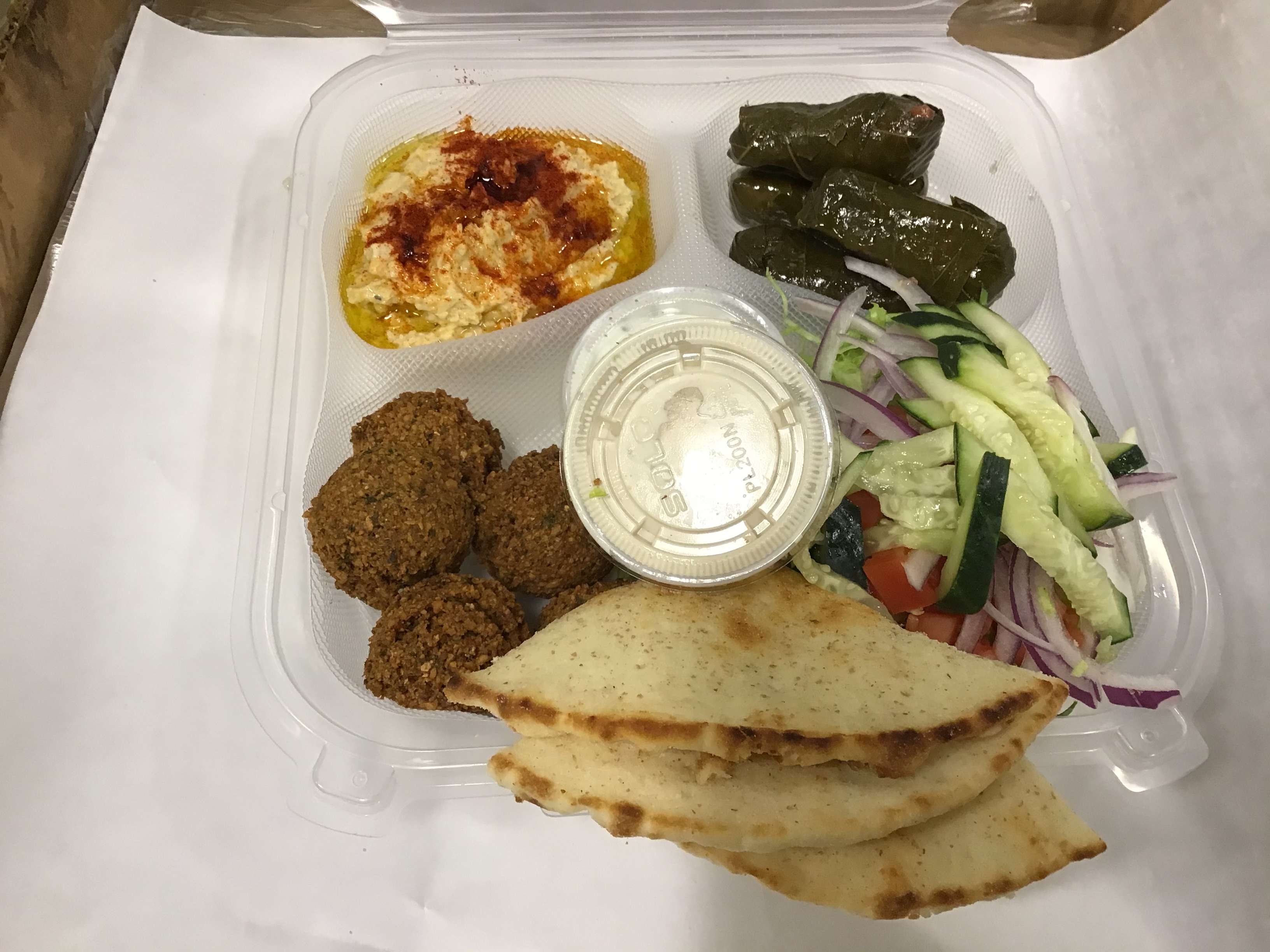 Order Falafel Plate food online from Via Roma store, North Conway on bringmethat.com