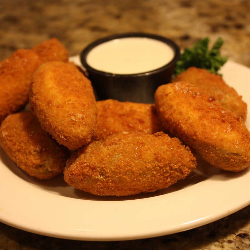 Order Jalapeno Poppers - 6 Pieces food online from Straw Hat Pizza Grille store, Milpitas on bringmethat.com