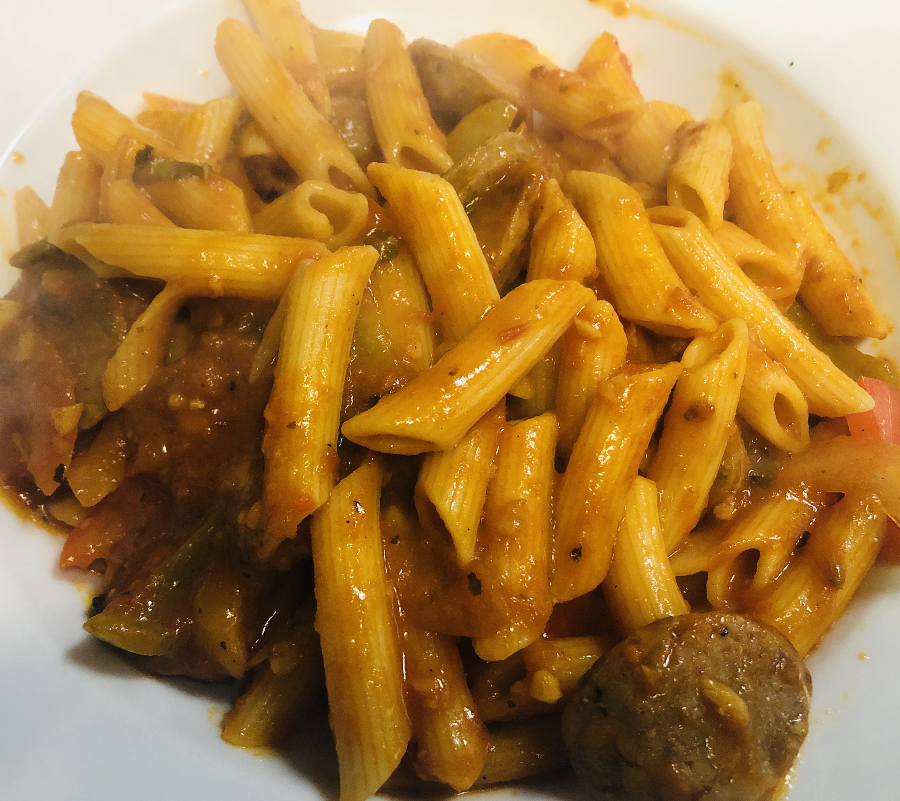Order Penne con Salsiccia e Peperoni Dinner food online from Pino Cucina store, Ladera Ranch on bringmethat.com