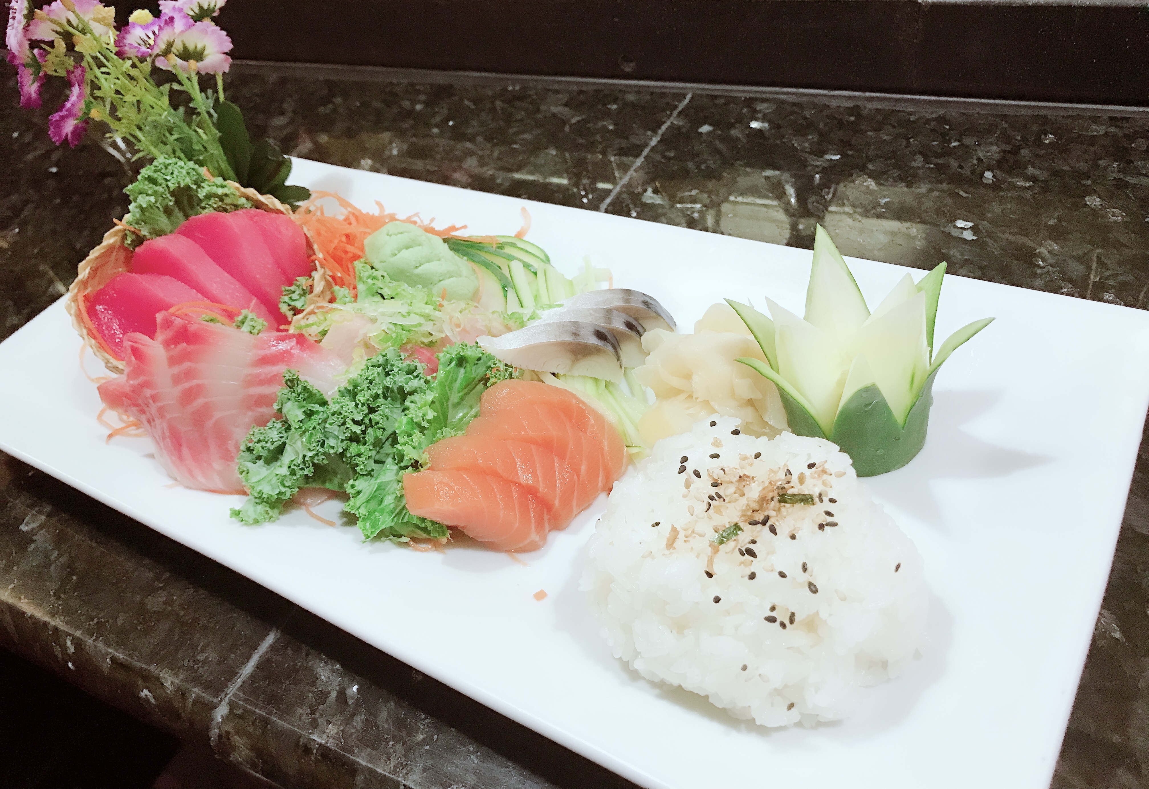 Order Sashimi Deluxe Dinner food online from Kissho Asian Bistro & Sushi bar store, Columbus on bringmethat.com