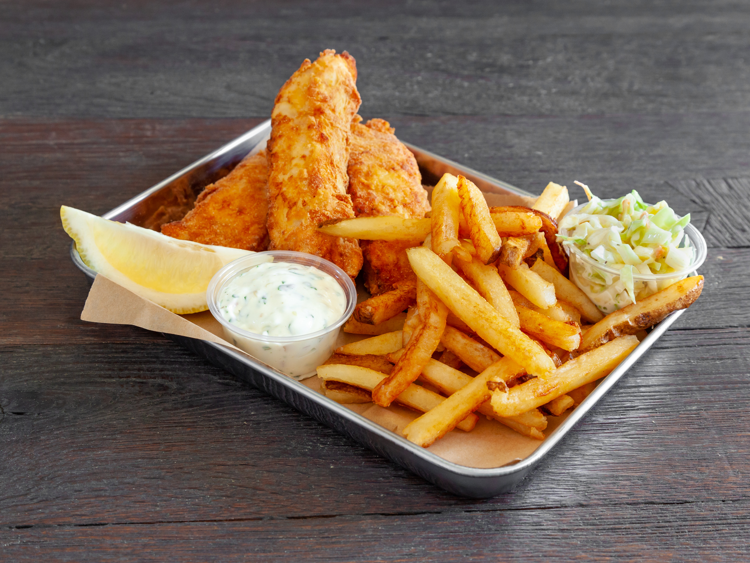 Order Salmon and Fries food online from Urban Dinner Market store, Seattle on bringmethat.com