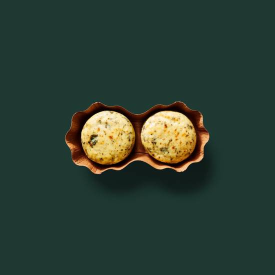 Order Kale & Mushroom Egg Bites food online from Starbucks store, Santa Barbara on bringmethat.com