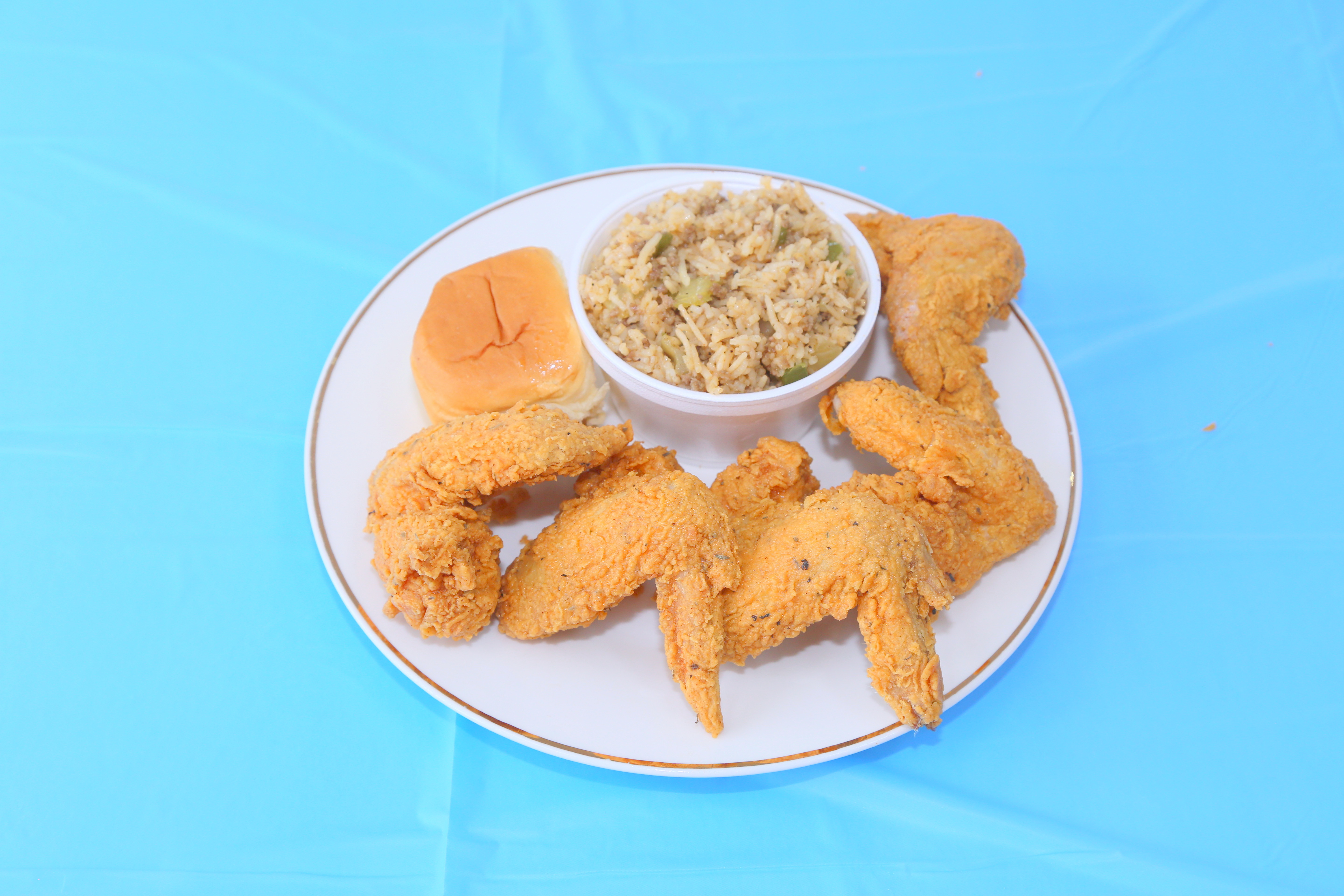 Order 5 Pieces Whole Wings Meal Deal Dinner food online from Louisiana Fried Chicken store, Humble on bringmethat.com